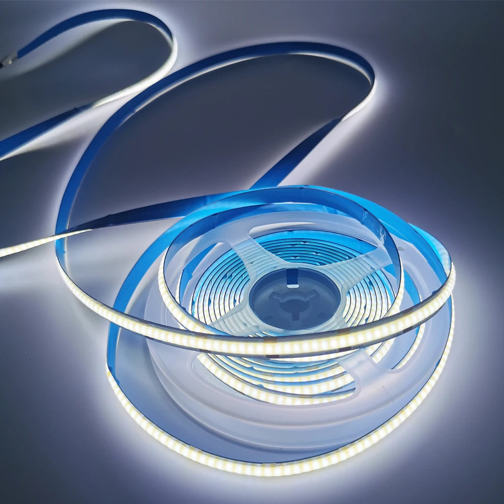 1M-5M Zigbee 3.0 CCT COB LED Strip DC 24V Double Color LED Tape Linear 2700K-6500KRA90 Tuya Zigbee Dimmable for Smartthing Alexa