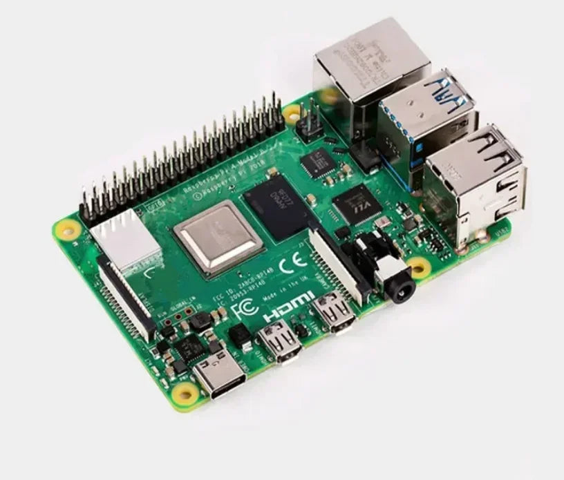 Original Raspberry Pi 4 Model B 1GB/2GB/4GB/8GB RAM 64 bit quad core processor 1.5GHz, supports WiFi Bluetooth 5.0