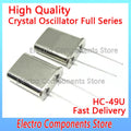10PCS HC-49U Quartz Crystal Resonator Passive Oscillator 49U DIP-2P 2MHz 4MHz 6MHz 8MHz 9MHz 10MHz 12MHz 16MHz 27MHz 7.2MHz