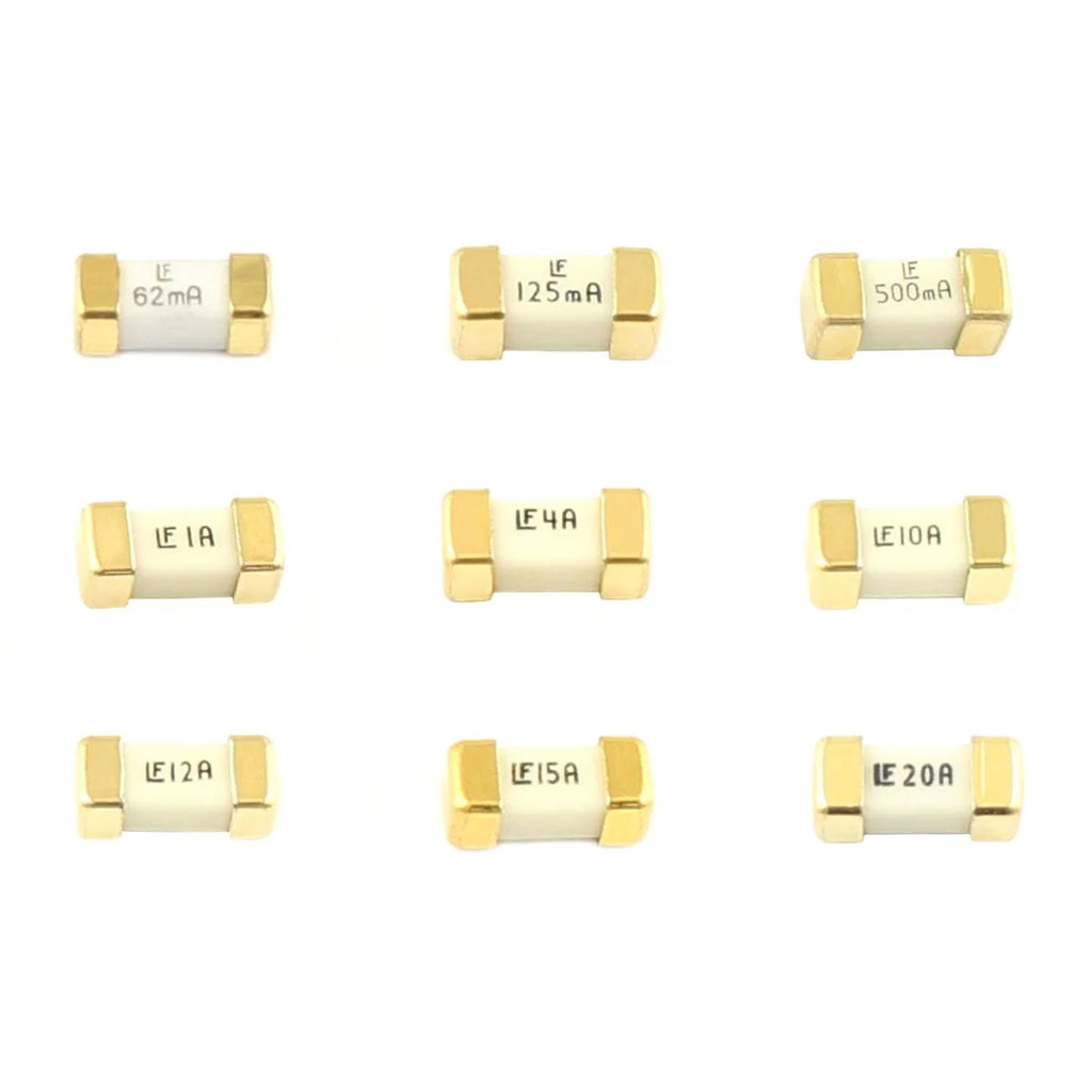 10pcs LF 1808 Fuse Fast Blow SMD 125V 451 62mA 125mA 0.25A 0.5A 0.75A 1A 1.5A 2A 2.5A 3A 3.15A 3.5A 4A 5A 6.3A 7A 8A 10A 12A 15A