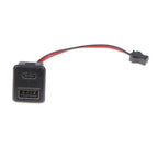 1/2/5Pcs Double Layer USB Female Base Type-C Socket With Cable Connector Female USB Lamp Charging Power Socket For Electronics