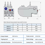 JR28-25 Thermal Overload Relay LR2 D13 Adjustable thermal relay Electric Relays 1A 1.6A 2.5A 4A 6A 8A 10A 13A 18A 25A