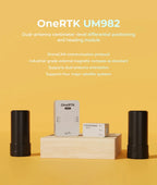 Zero One OneRTK UM982 Dual-Antenna Direction Finding RTK Module with Compass for Plant Protection & Mapping