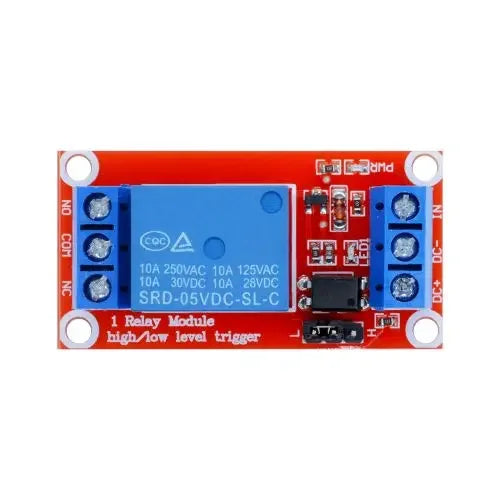 1-5Pcs DC 5V 9V 12V 24V 1 Channel Relay Module With Optocoupler Shield Board High Low Level Trigger Power Supply Module Arduino