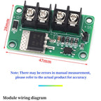 1/5/10Pcs DC3.3-24V 8A MOS Tube Isolation Drive Module with Optocoupler Isolation for Isolated MOSFET Switch Module