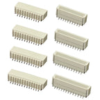 10PCS JST SH1.0 1.0mm Connector SMD Vertical/Horizontal Type Socket Wire-to-Board Receptacle 2P 3P 4P 5P 6P 7P 8P 9P 10P 11P 12P