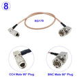 DIN 1.0/2.3 Mini BNC Male to BNC Male/Female Connector RG179 RF Coaxial Cable HD SDI 75ohm For Blackmagic HyperDeck Shuttle