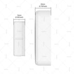 Zigbee Door Sensor Window Sensor Wireless Magnetic Open Closed Detector Smart Home Security Burglar Sensor For Tuya Z2M HA Hub