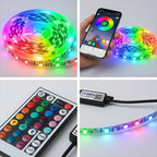 5050 RGB LED Strip Light SMD USB Remote&APP Control Bluetooth Flexible Tape Diode Ribbon for Living Room Bedroom TV Backdrop