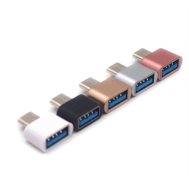 Universal Type C to USB 2.0 OTG Adapter Connector Male C to Female A USB 2.0 USB C OTG Cable Adapter For Xiaomi Huawei Laptop PC