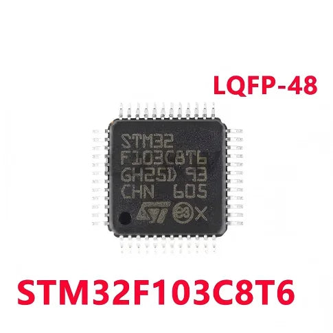 1-5/PCS New STM32F103C8T6 STM32 F103C8T6 LQFP-48 Original 32-bit microcontroller - MCU In Stock