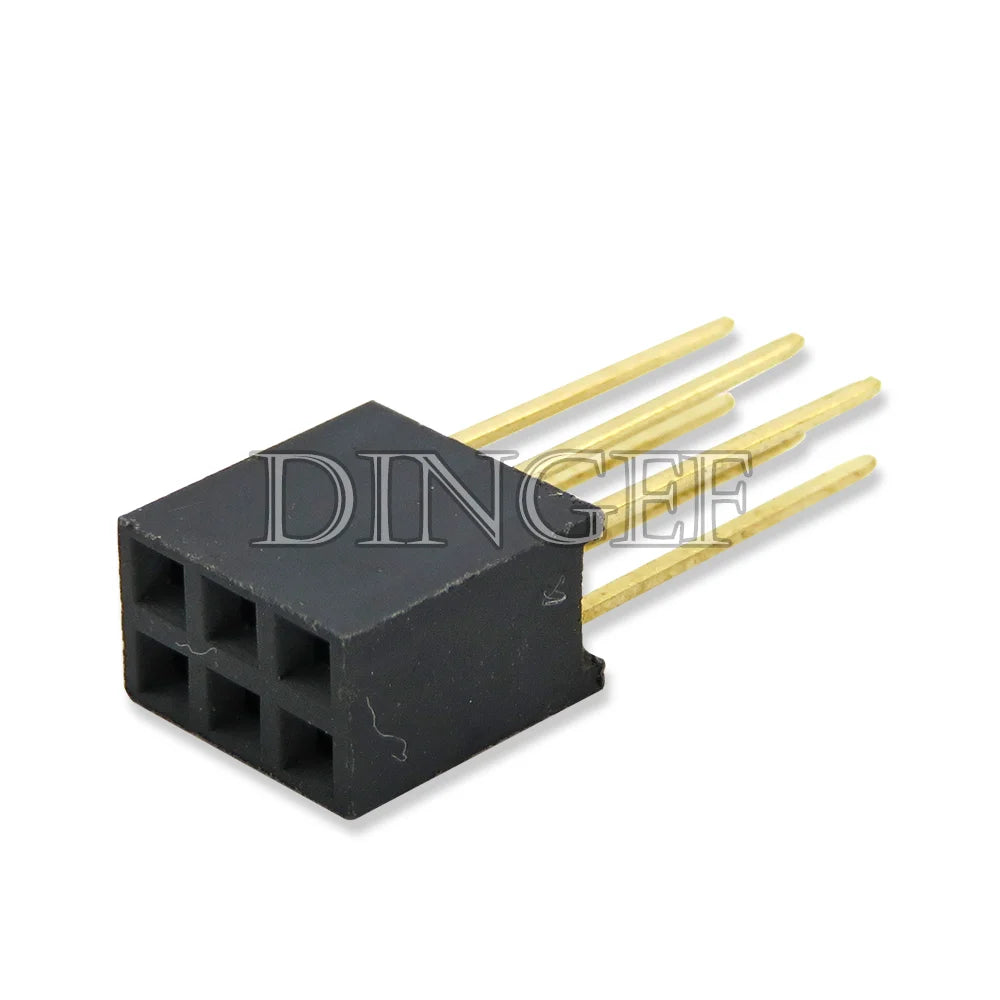 10PCS 2.54mm Stackable Long Legs Femal pin long 11MM Header For Arduino Shield Connector Socket 2P 3P 4P 5P 6P 7P 8P 10P 20P