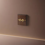 Avoir Retro Black Walnut Panel Toggle Switches USB Type C FR EU Socket Outlet Brass Lever Wall Light Switches Cat6 Rj45 For Home