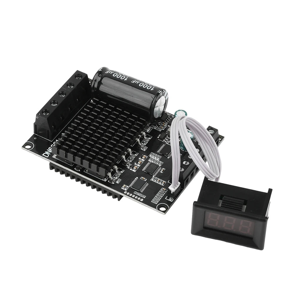 DC 6-80V BLDC Three Phase DC Brushless Motor Controller PWM High Power 1600W 20A Hall Motor Control Driver Board Motor Regulator
