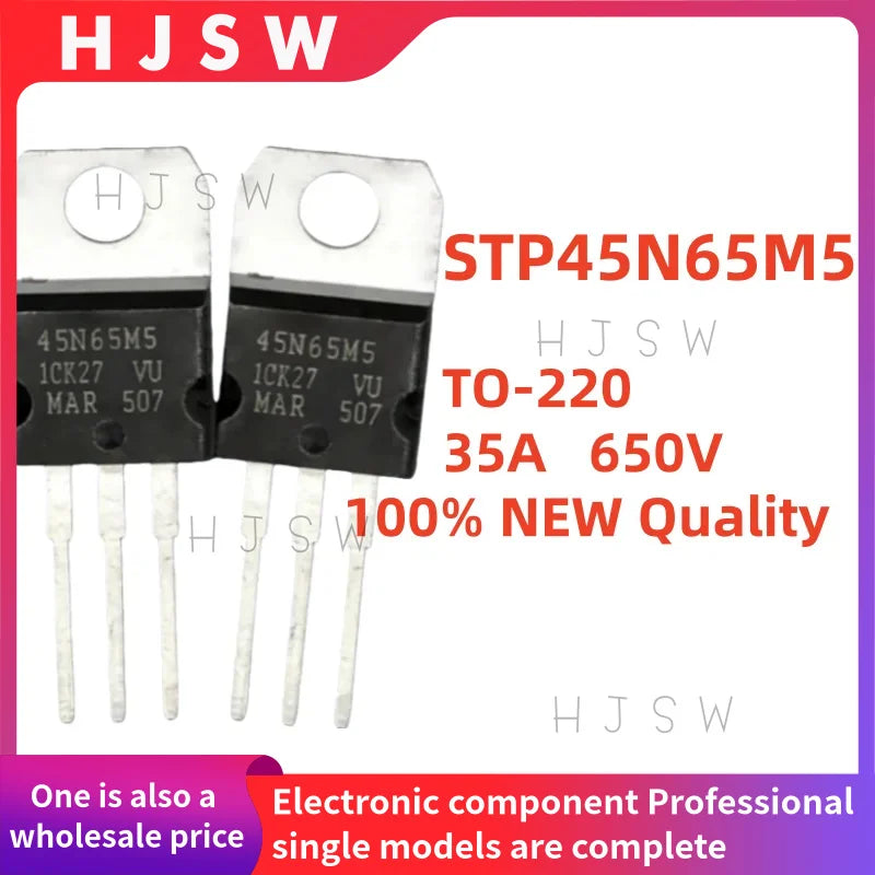 10/20/30PCS 100% Brand New and High Quality STP45N65M5 STP 45N65M5 45N65 TO-220 35A 650V MOS Field-Effect Transistor