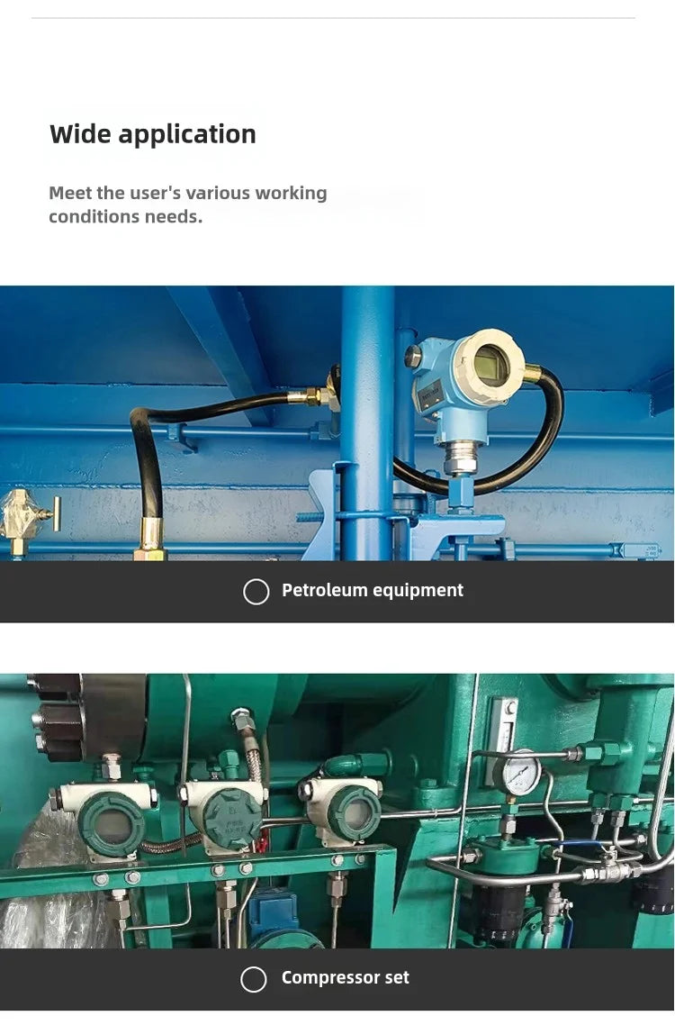Pressure Transmitter 4-20mA Industrial Sensor M12 Connector IP67 Hydraulic Oil Air Monitoring