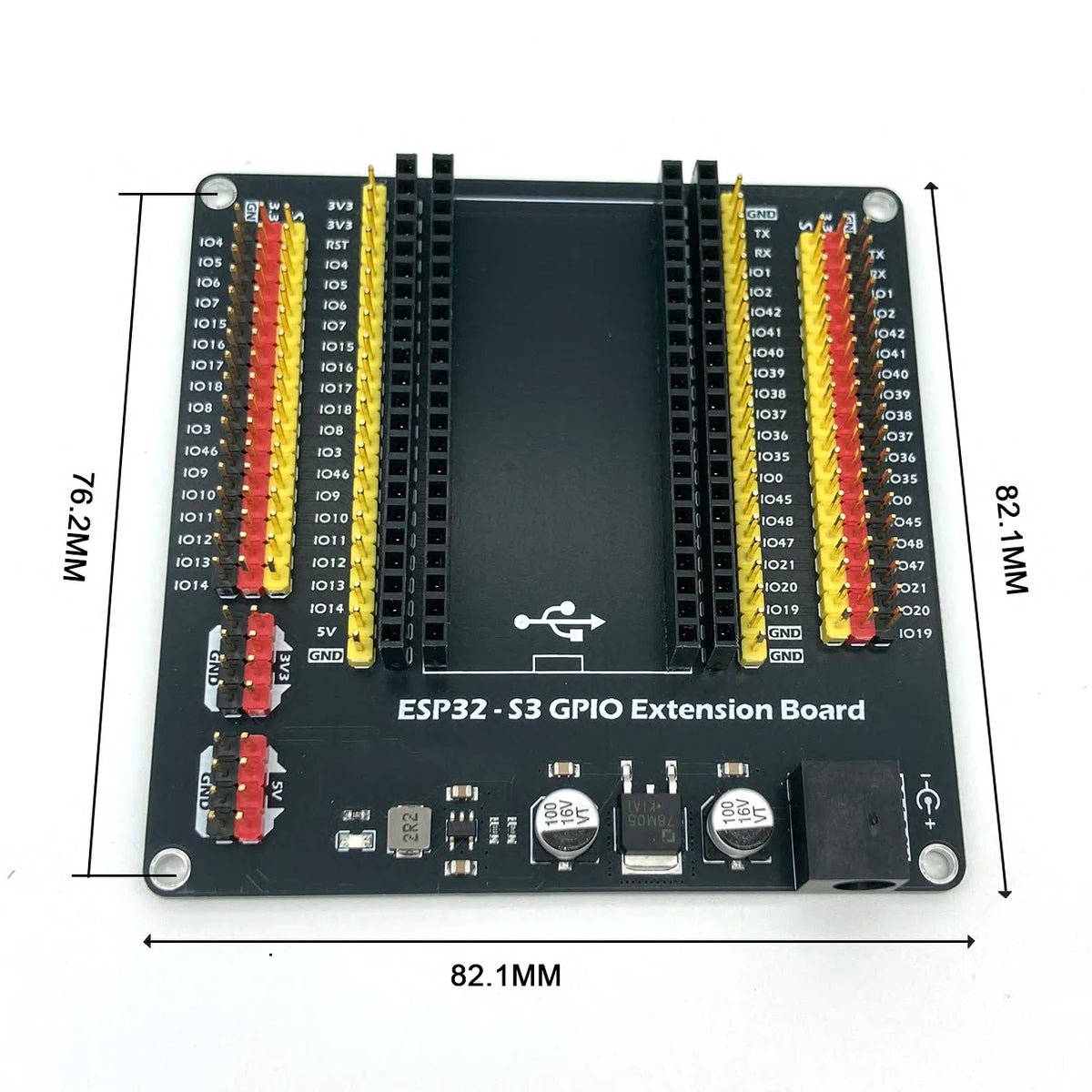 ESP32 S3 Development Board 44Pin Expansion Adapter Kit ESP32S3 2.4G Wifi BT Module MCU ESP32-S3-WROOM1 N16R8 Type-C ESP32-S3