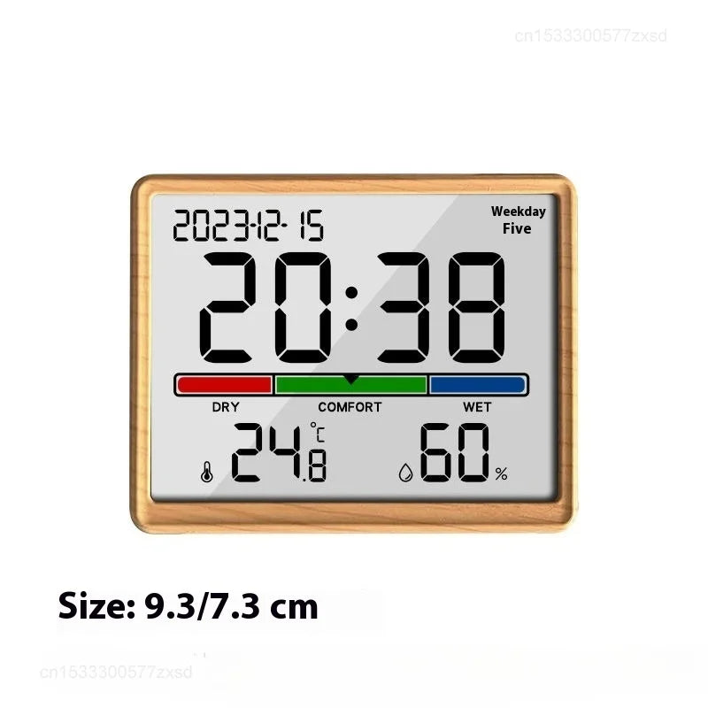 Youpin Electronic Thermometer Hygrometer Weather Station High Precision with Table Clock Function Mini Thermometer Sensor Gauge