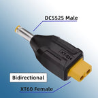 Type-c DC Male Female No Wire Connector Plug Adapter 55*25 5521 7406 7909 to XT60 Connector XT60 Male Female to EC5 Female Plug