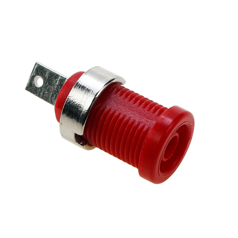 5 Piece 32A Insulation Safety 4mm Banana Plug Socket Jack Panel Mount Terminal Connector Multimeter Socket Banana Head Female