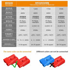 350A Plug Connector With M8 M6 Terminal Line 600V 4-50 Square 175A120A 50A Male Female Rechargeable Battery Connector