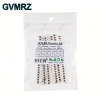 0201 0402 0603 0805 1206 1% 5% SMD Resistor Assorted Kit 1R-1M 10K 100K 1K 100R Resistance Set DIY