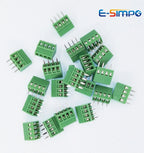 10PCS 2.54mm Pitch KF128-4P PCB Universal Screw Terminal Block Splice Terminal for 18-26AWG Cable Mini 150V 6A