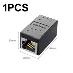 1/5/PCS RJ451000Mbs Coupler Ethernet Cable Coupler LAN Connector Cat7 Cat6 Cat5e Ethernet Cable Extender Adapter Female to Femal