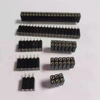 10pc 2.54mm PH7 Extra Insulation Dual 2x1-40P Single 1X1-40P PCB IC Crystal Transistor Round Hole Socket Connector Female Header
