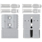 2Pcs 120 Amp Anderson Style Plug with 4 Terminals Anderson Power Plug Durable Premium Anderson Style Plug Connectors Battery