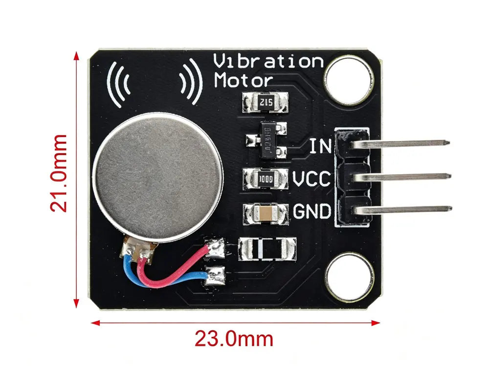 1-5pcs PWM Vibration Motor Switch Toy Sensor Module DC 5V Mobile Phone Vibrator For Arduino MEGA2560 R3 DIY Kit 9000RPM Minimum