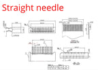 10Pcs 1.0mm FPC/FFC Connector LCD Flexible Flat Cable Socket Double Row 4/5/6/7/8/9/10/11/12/14/16/18/20/22/24/26/28/30/32P