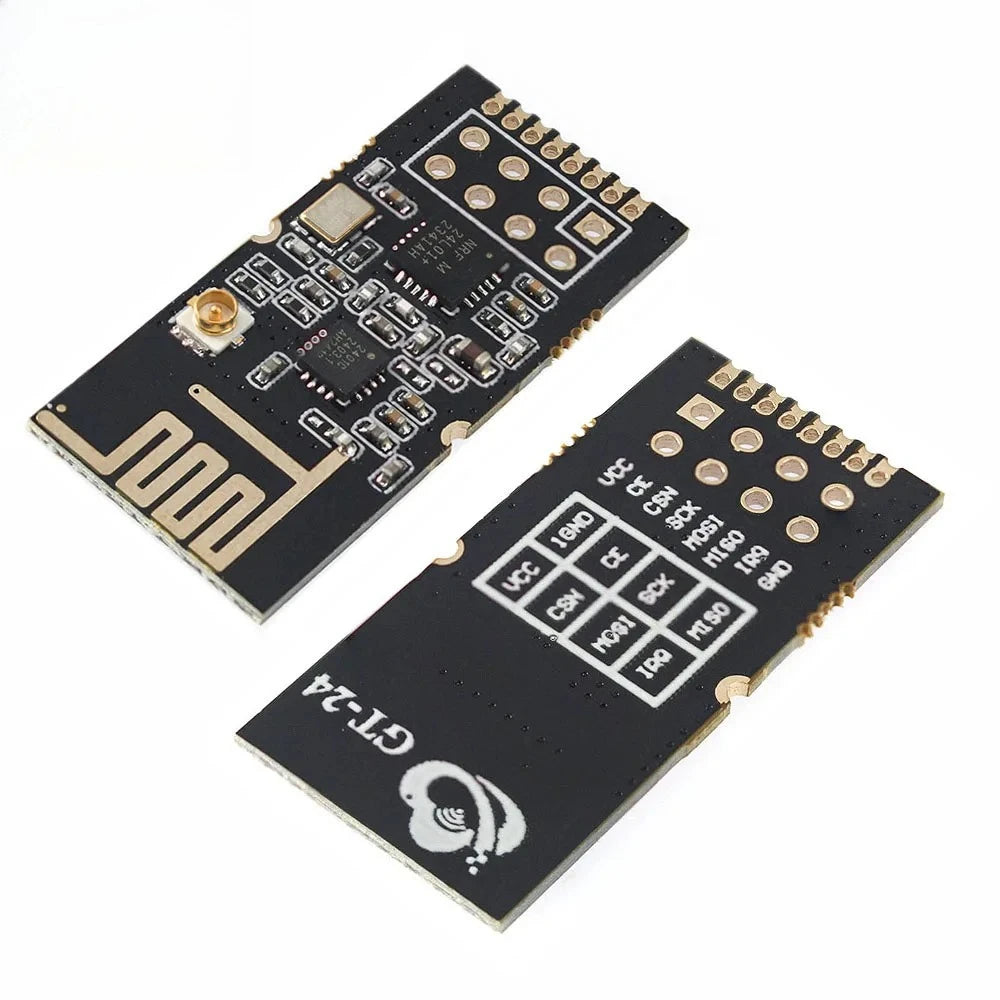 SMD/DIP GT-24 Wireless Module 2.4G NRF24L01+PA+LNA Industrial Grade Digital Transmission Wireless Module 1100 Meters For Arduino