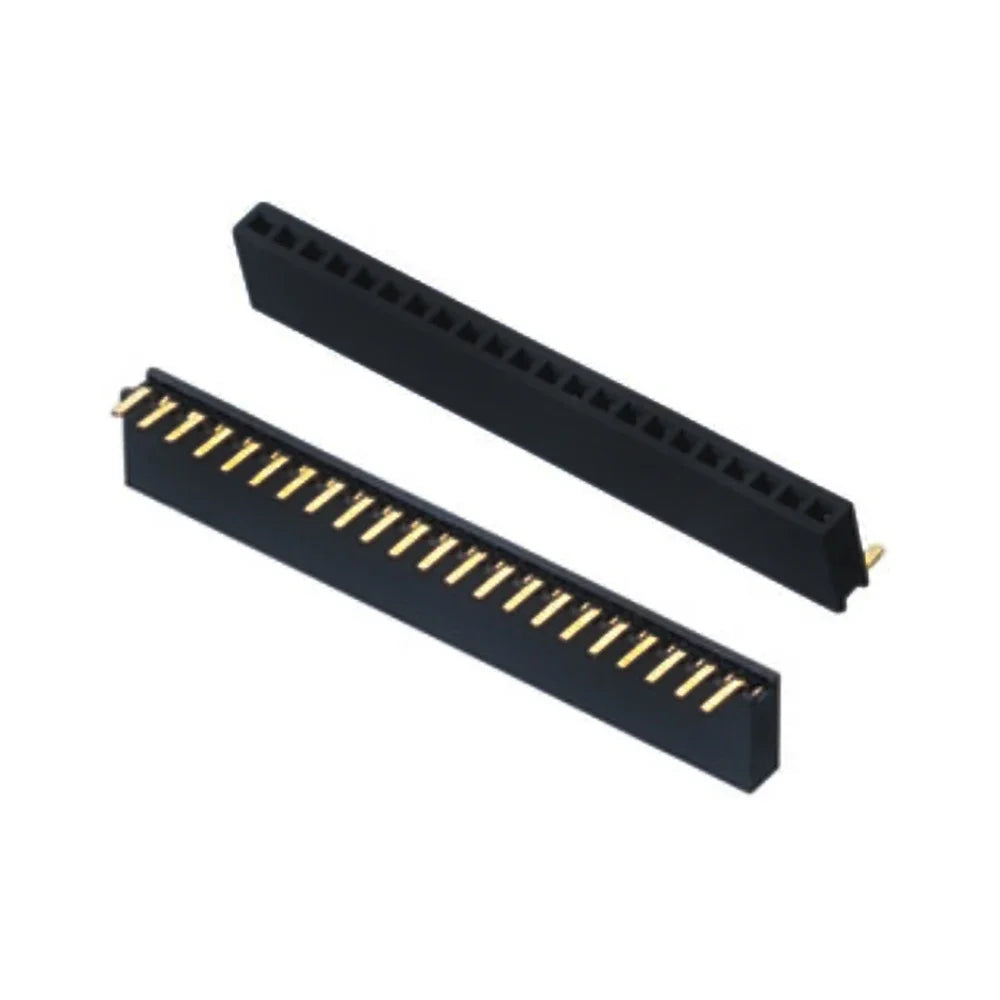 10pcs 1.27mm 1x50Pin Single Row PH4.3mm Straight Vertical SMT Right Angle Gold-plated Rohs Female Pin Header Socket Connector