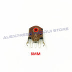 Kailh 5/7/8/9/10/11mm Rotary Mouse Scroll Wheel Encoder 1.74 mm hole 20-40g force for PC Mouse alps encoder