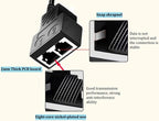 RJ45 8P8C Eight Core Network Cable Splitter Network Tee 1 Male to 2 Female Adapter Network Extender CAT6/CAT5