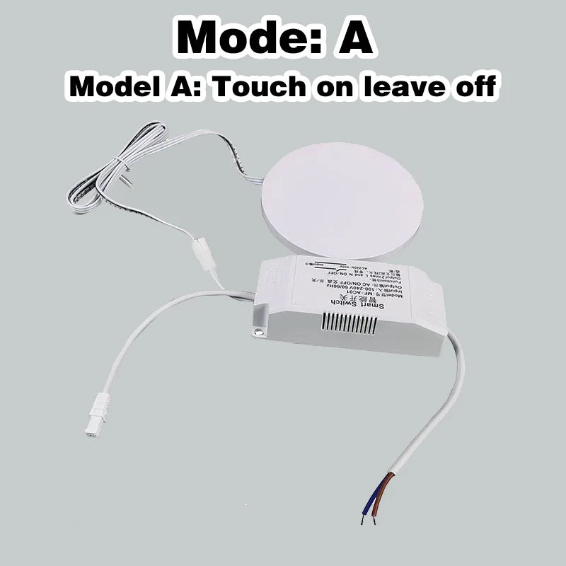 110-220V Wooden Touch Sensor Switch Penetrable Switch Sensor LED Control Switch for 220V Smart Home LED Lighting