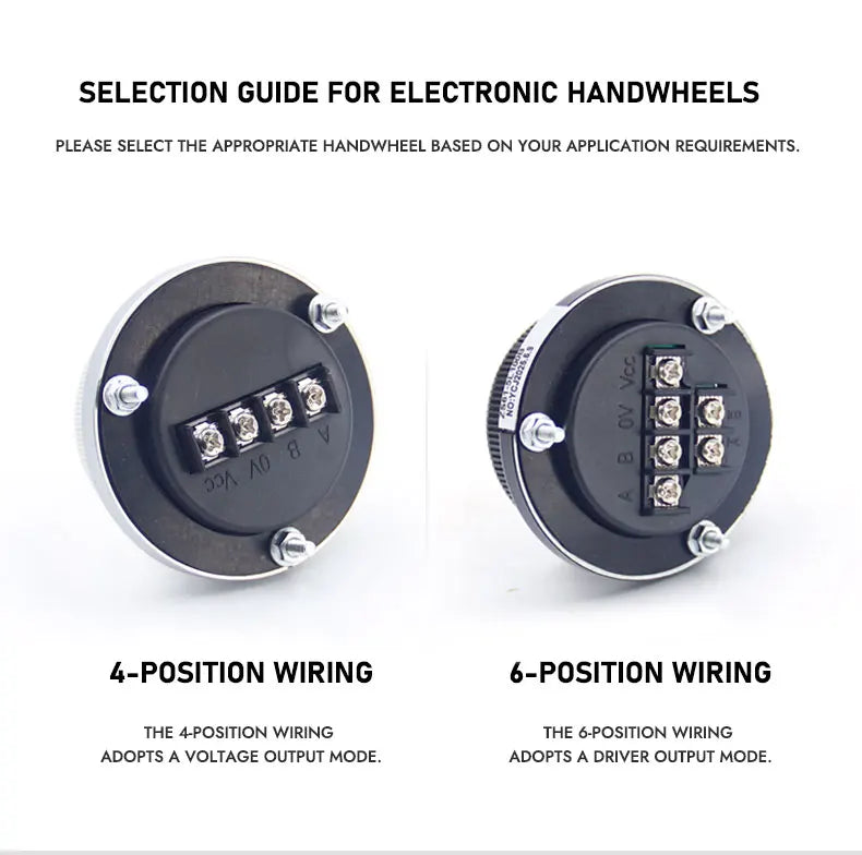 Electronic CNC Handwheel 60MM Manual Pulse Generator, CNC Machine Tools, Electronic Rotary Encoder Pulse Steering Wheel Manual