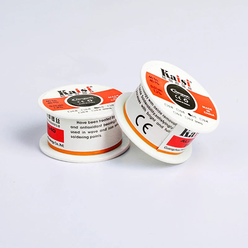 40g/140g 0.3/0.4/0.5/0.6mm Lead Low Melting Point Solder Wire Sn60Pb40 Flux 1.2% High Purity Rosin Tin Wire Mobile Phone Repair