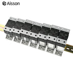 Din Rail Mount Solid State Relay SSR Single Phase DC Control AC AC Control AC With Heat Sink 10A 25A 40A 60A 80A 100A 120A