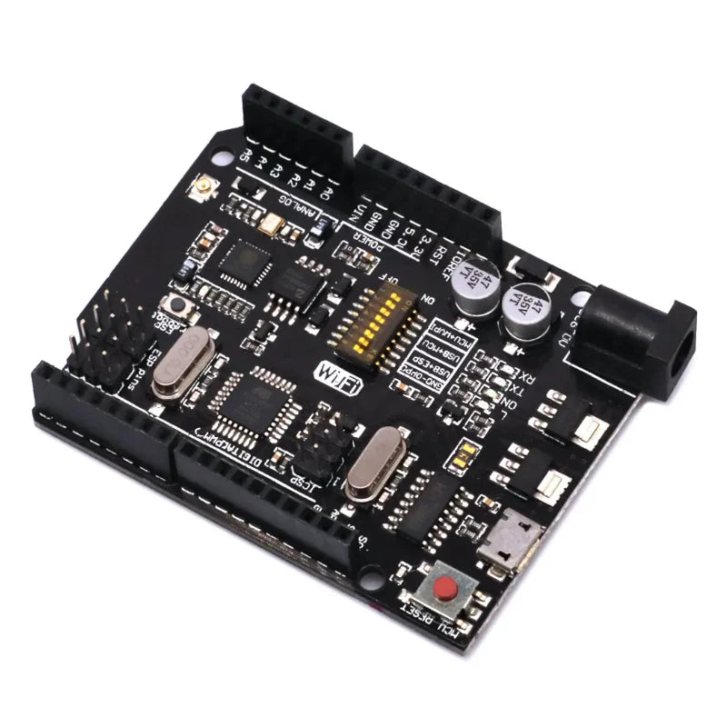 UNO+WiFi R3 ATmega328P+ESP8266 CH340 (32Mb memory) 6V-9V USB-TTL CH340G For Arduino NodeMCU WeMos One Development board