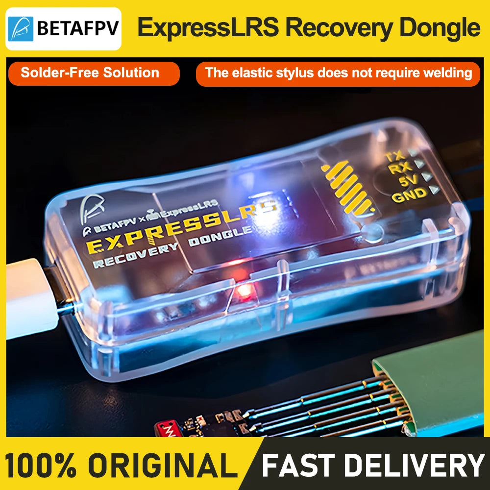 BETAFPV ExpressLRS Recovery Dongle Type-C FTDI USB TTL Module Header Compatible with All Series ELRS Receiver