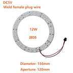DC5V LED Light Beads Light Source SMD 2835/5730 LED Ring Board Aluminum Lamp Plate Accessorie 10W 12W with SM Female and Driver
