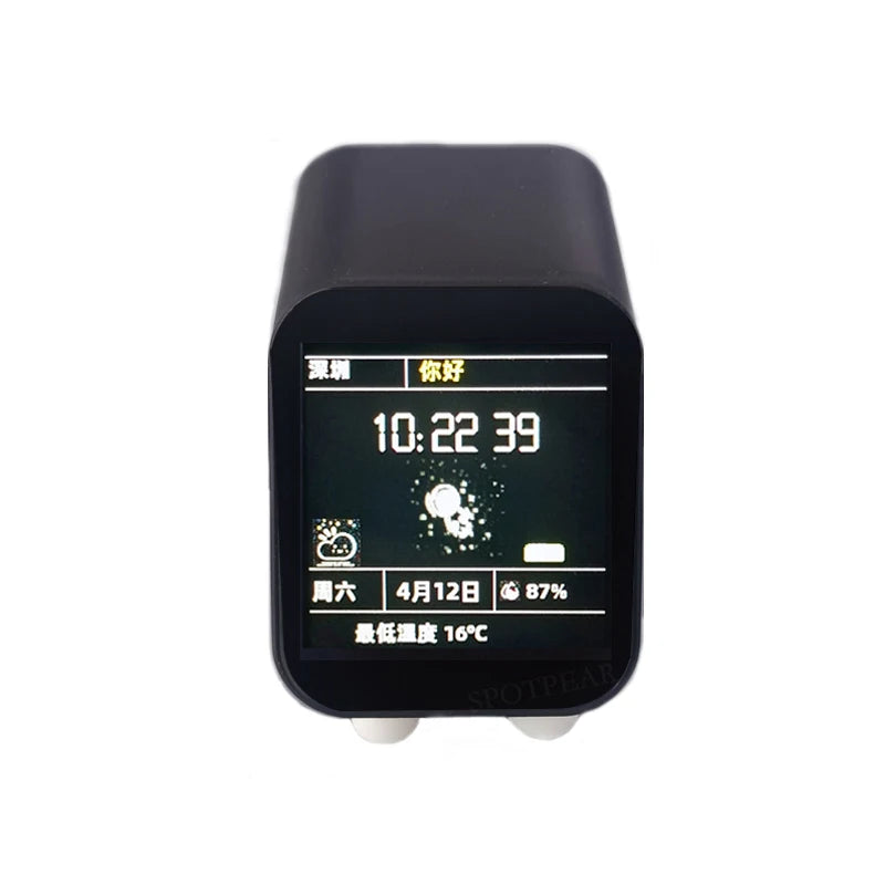 DeepSeek AI Chat Robot ESP32-S3 1.54inch LCD N16R8 MUMA Development Board Display Wifi Weather Station TimeClock For XiaoZhi
