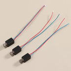 5Pcs 4*8mm 3V Mini DC Coreless Vibration Motors with Eccentric Wheels, for DIY Toys and Massagers