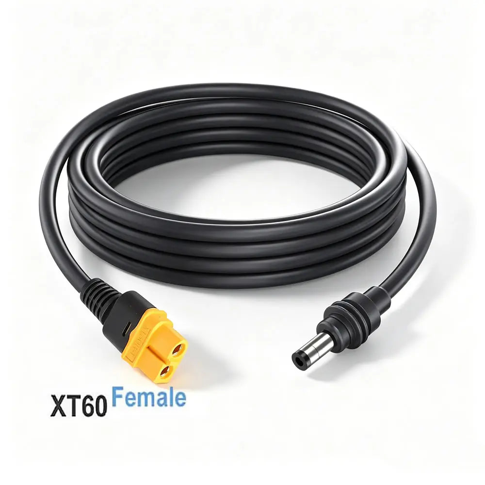 3M/1M Starlink Mini Power Cable XT60 to DC Adapter, Starlink Mini XT60 Connector to DC5521 Waterproof Plug Power Cord 5.5x2.1MM