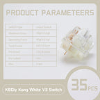 KBDiy Asura Switch Tactile MX Switches 50g for Gaming Mechanical Keyboard KIT Purple Factory Lubed Custom DIY 5Pins GMK67 Hi75