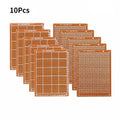 5/10PCS Universal PCB Breadboard 5*7CM Yellow Single Sided Printed Circuit Boards 1.2MM Thick DIY Prototype Copper PCB Board