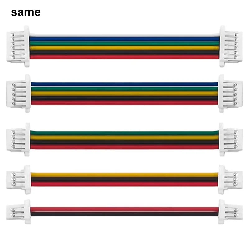 10PCS SH 1.0mm Single/Double Connector 2/3/4/6/7/8/9/10Pin 6cm/10cm/15cm/20cm/30cm/50cm 28AWG Same/Reverse Electronic Wire Cable