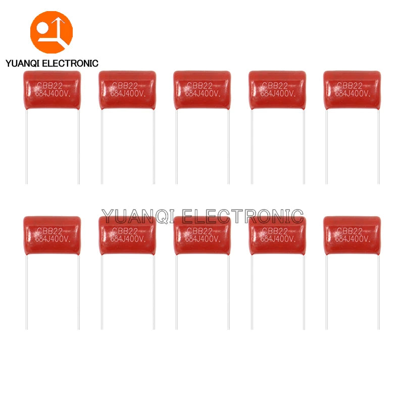 100V 250V 400V 450V 630V 1600V 2000V 102J 103J 104J 105J 155J 223J 224J 225J 334J 474J 475J CBB Polypropylene film capacitor